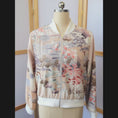 Load and play video in Gallery viewer, On-hand: Bomber Jacket from Pink kimono  (super dainty color)
