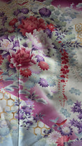 Load and play video in Gallery viewer, 1018 LIVE: Imperial Loom (008) beautiful cream & pink combination furisode!
